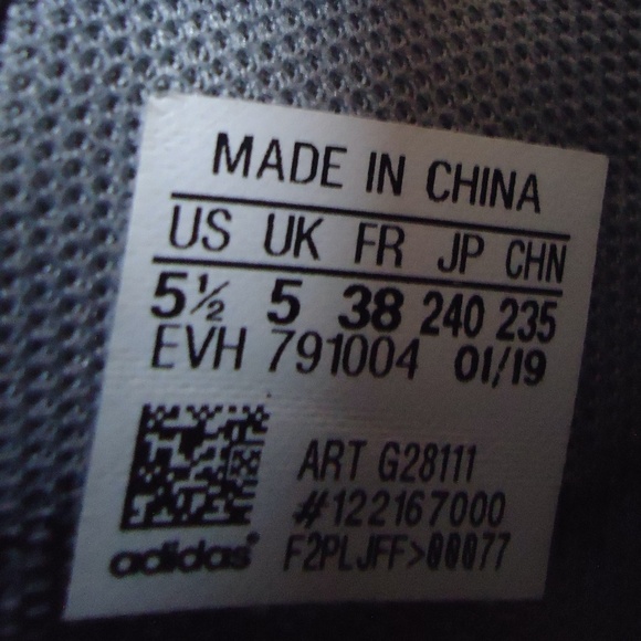 Adidas Workout Gray U_Path Run Shoes - Mens size 5.5/Womens Size 7 - Picture 10 of 10